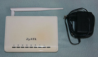 Отдается в дар Wi-Fi роутер Zyxel NBG334W