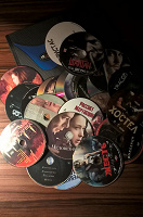 Отдается в дар Коллекция фильмов ужасов+сумка для дисков