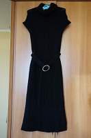 Отдается в дар Вязаное черное платье Hugo Boss р. 42-44