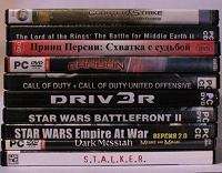 Отдается в дар DVD игры