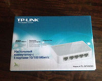 Отдается в дар Kоммутатор TL-SF1005D — TP-Link