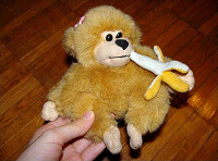 Отдается в дар Мягкие игрушка обезьянка
