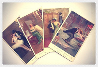 Отдается в дар Австрийские любовные открытки