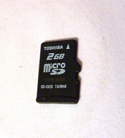 Отдается в дар Карта памяти MicroSD 2 Gb