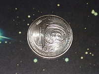 Отдается в дар Монета «Первый космонавт»