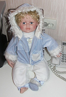 Отдается в дар Кукла-мальчик в голубом :)
