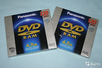 Отдается в дар DVD-RAM Panasonic 4.7 gb 120 min