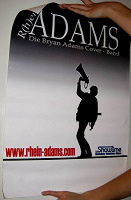 Отдается в дар Постер Bryan Adams Cover -Band
