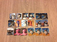 Отдается в дар Пингвины Мадагаскар карточки из магнита