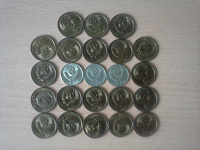 Отдается в дар Монетки СССР по 3 копейки 1991г (20шт) и 15 копеек (3шт)1980,1987,1991г