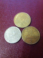 Отдается в дар Монеты. Греция. Третья Республика (1976 — 2002)