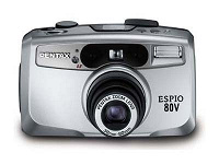 Отдается в дар Фотоаппарат пленочный pentax espio 80v