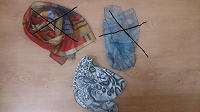 Отдается в дар Платочек серо-беленький пятнистый