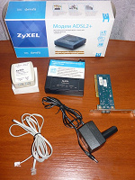 Отдается в дар Модем ZyXEL ADSL2+