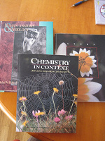 Отдается в дар Книги по анатомии, биологии, химии (англ.яз.)