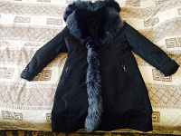 Отдается в дар Пуховик-пальто, б.у., в нормальном состоянии., размер 48-50.