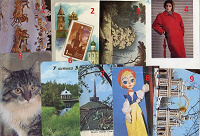 Отдается в дар Календарики 1971-1990