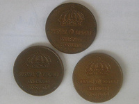 Отдается в дар 3 монетки. 2 эре Швеции(1961,65,68гг)