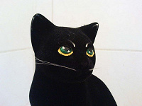 Отдается в дар Копилка «Чёрная-чёрная кошка»
