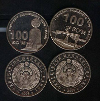 Отдается в дар монетки из узбекистана