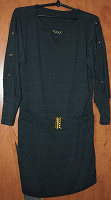 Отдается в дар Платье черно-серое пойдет и для беременных 46 — 48 размер