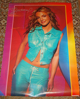 Отдается в дар Плакат/постер Бритни Спирс, Дима Билан.
