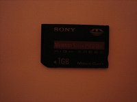 Отдается в дар Карта памяти Sony 1GB