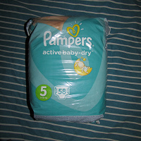 Отдается в дар Подгузники Pampers 5(11-18кг)