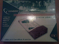 Отдается в дар PCMCIA USB 2.0 (GEMBIRD)