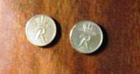 Отдается в дар Монеты: 10 оре Дания 1972. Две штуки