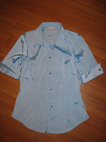 Отдается в дар блузка голубая р42-44
