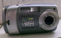 Отдается в дар Фотокамера цифровая Samsung Digimax A502