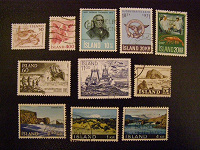 Отдается в дар Почтовые марки Исландии