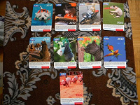 Отдается в дар Календарики 2010 с животными
