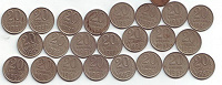 Отдается в дар монеты «20 копеек» из СССР