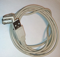 Отдается в дар Кабель-удлинитель USB А (мама) — А (папа)