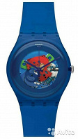 Отдается в дар Часы Swatch синие