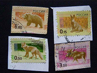 Отдается в дар Российские марки — Животные