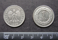 Отдается в дар Польская монета