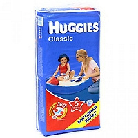 Отдается в дар Huggies — Классик 11-25кг