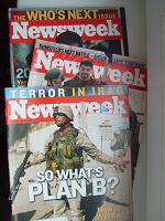 Отдается в дар Журналы на английском языке Newsweek