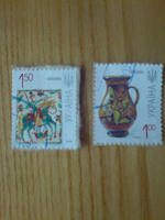 Отдается в дар вырезанные марки Украинские!!!