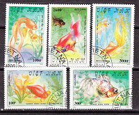 Отдается в дар Вьетнам, фауна, рыбки.1990г