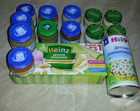 Отдается в дар Детское питание: Gerber, Heinz,Hipp