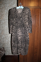 Отдается в дар Женское леопардовое платье.