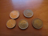 Отдается в дар современные монетки Болгарии