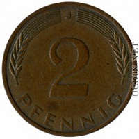 Отдается в дар 19762 pfennig BUNDESREPUBLIK DEUTSCHLAND