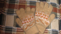Отдается в дар Тёплые пушистые перчатки