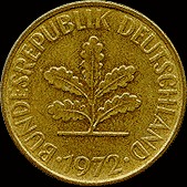 Отдается в дар Монеты Германии: 10 пфеннигов
