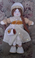 Отдается в дар Авторская кукла в бохо-стиле.